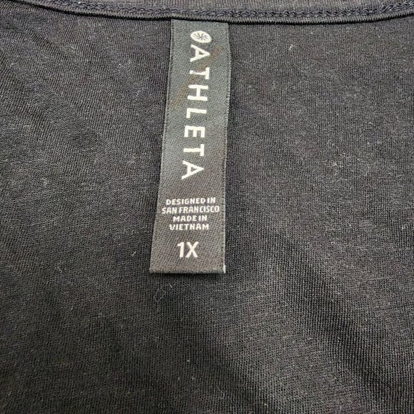 Athleta Della Tank Dress in Timeless Black 1X - Picture 5 of 7